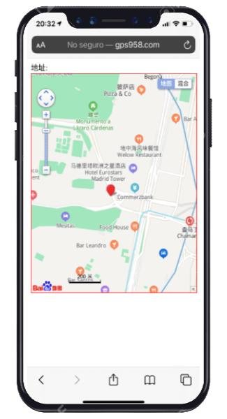 GF-07 GPS Tracker coordenadas