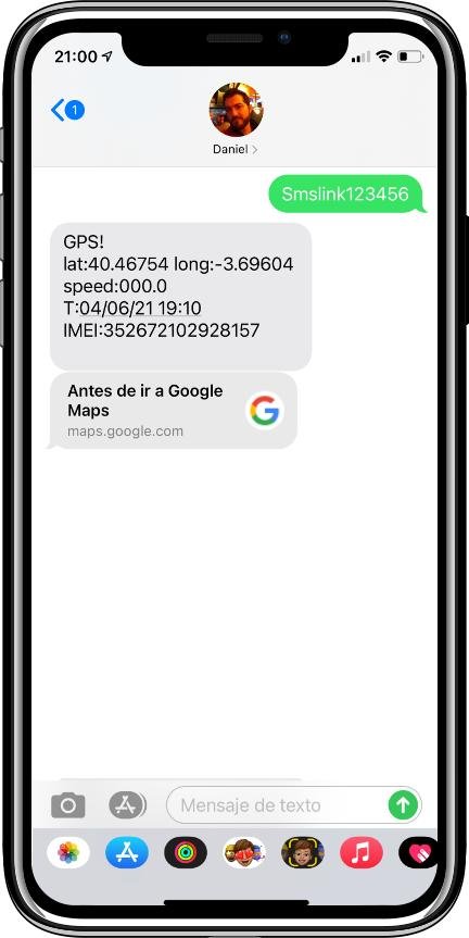 Comando de ubicación localizador GPS GT02A