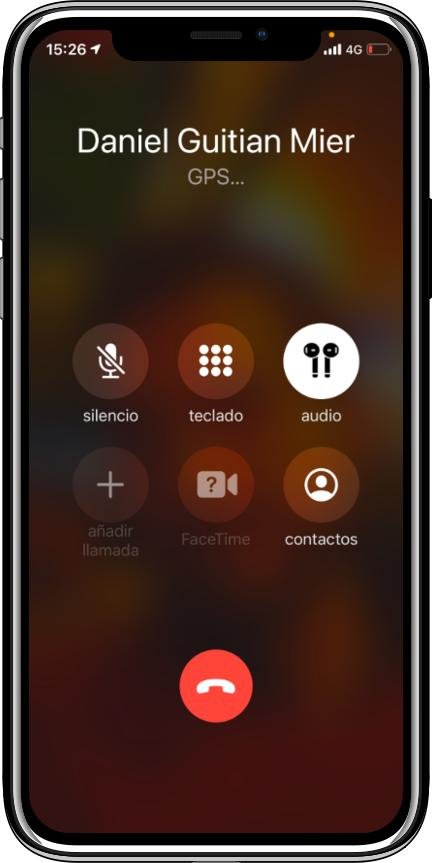 llamada iphone al localizador GT02
