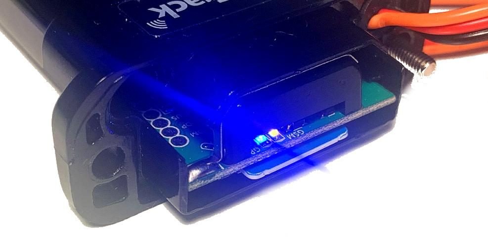 Sinotrack ST901 led GPS GSM azul naranja