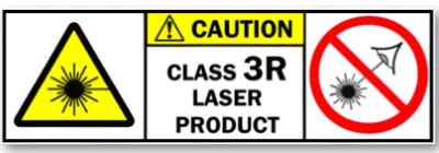 señales peligro laser 3R